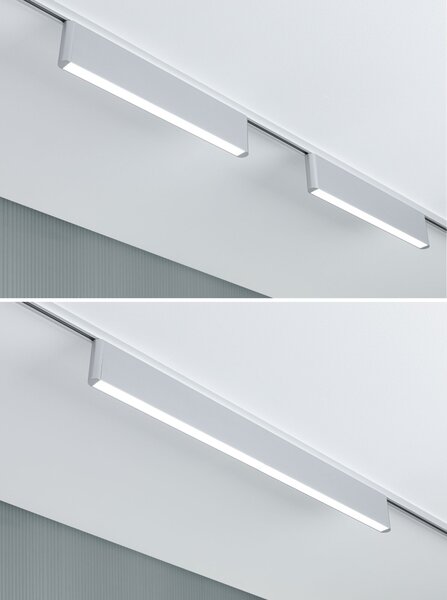 Paulmann 95712 Ceris, lineární panel pro Urail system, 9,5W LED 4000K, tříkrokové stmívání, matný chrom