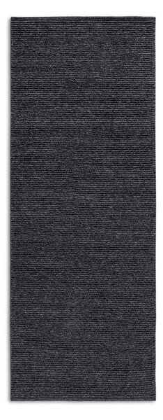 Tmavě šedý ručně tkaný vlněný běhoun 80x200 cm Francois – Villeroy&Boch