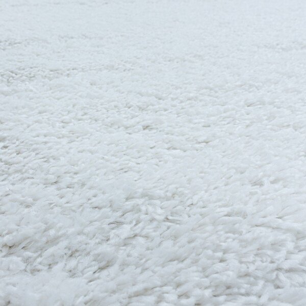 Bílý běhoun 80x250 cm Fluffy – Ayyildiz Carpets