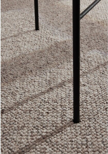Šedokrémový pratelný běhoun 80x240 cm Rocco Dark Cream – Elle Decoration