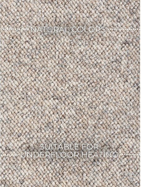 Šedokrémový pratelný běhoun 80x240 cm Rocco Dark Cream – Elle Decoration
