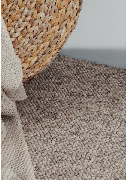 Šedokrémový pratelný běhoun 80x240 cm Rocco Dark Cream – Elle Decoration