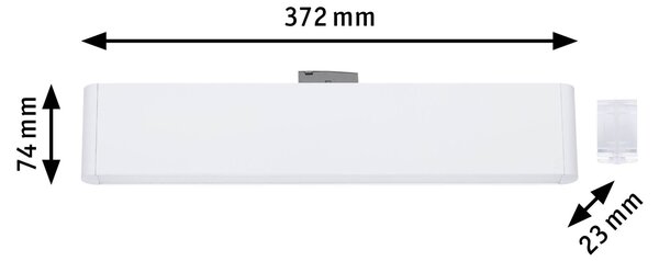 Paulmann 95707 Ceris, lineární panel pro Urail system, 9,5W LED 3000K, tříkrokové stmívání, signální bílá