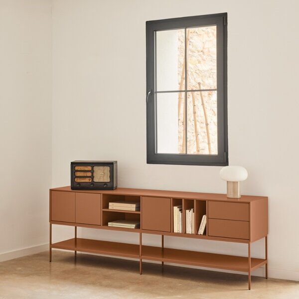 Cihlový TV stolek Teulat Platt 220 x 45 cm