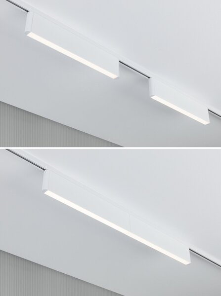 Paulmann 95707 Ceris, lineární panel pro Urail system, 9,5W LED 3000K, tříkrokové stmívání, signální bílá