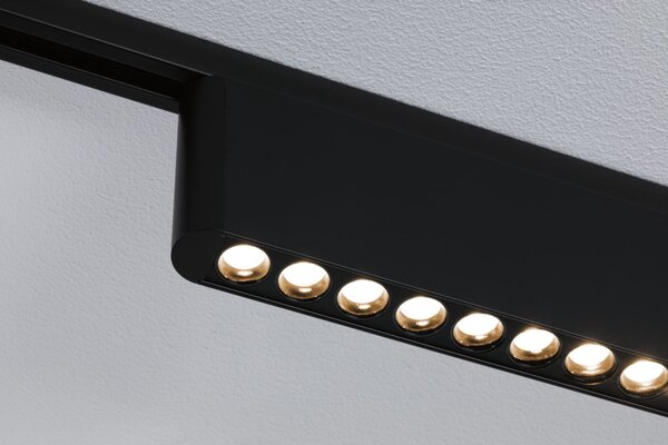 Paulmann 95715 Zelos, lineární panel pro Urail system, 10W LED 3000K, tříkrokové stmívání, matná černá