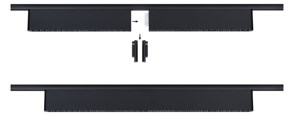 Paulmann 95715 Zelos, lineární panel pro Urail system, 10W LED 3000K, tříkrokové stmívání, matná černá