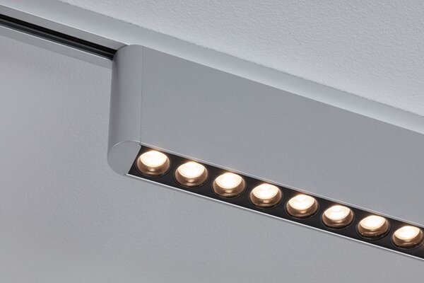 Paulmann 95717 Zelos, lineární panel pro Urail system, 10W LED 3000K, tříkrokové stmívání, matný chrom