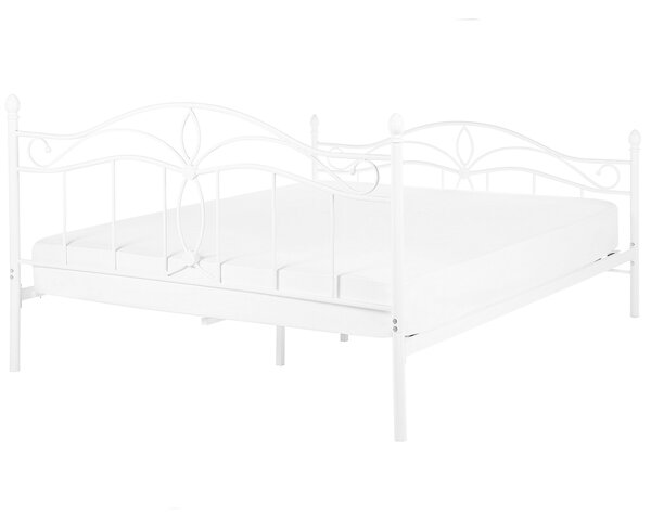 Postel Kov ANTLIA 140 x 200 cm Bílá