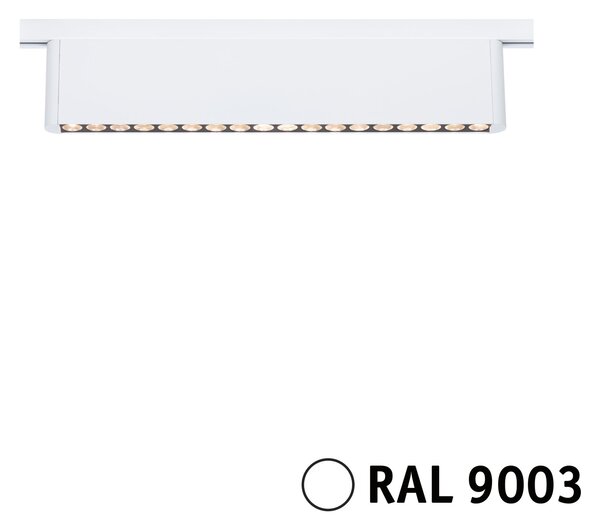 Paulmann 95713 Zelos, lineární panel pro Urail system, 10W LED 3000K, tříkrokové stmívání, signální bílá