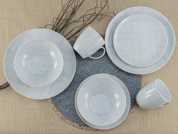 KOMBINOVANÁ SOUPRAVA, 16dílné, porcelán Creatable - Online Only nádobí, Online Only