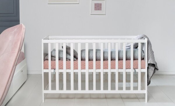 Bílá přístavná postýlka 60x120 cm Hamburg – Roba