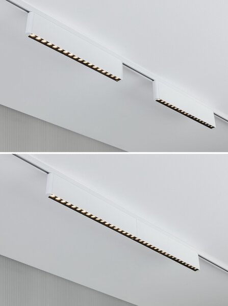 Paulmann 95713 Zelos, lineární panel pro Urail system, 10W LED 3000K, tříkrokové stmívání, signální bílá