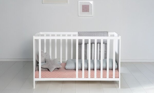 Bílá přístavná postýlka 60x120 cm Hamburg – Roba