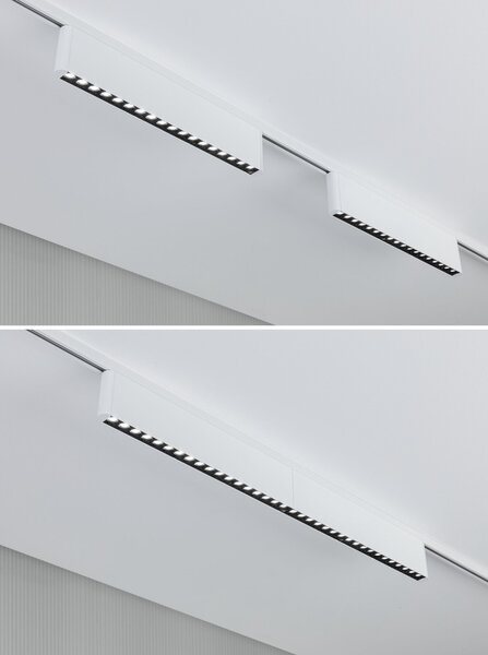 Paulmann 95714 Zelos, lineární panel pro Urail system, 10W LED 4000K, tříkrokové stmívání, signální bílá