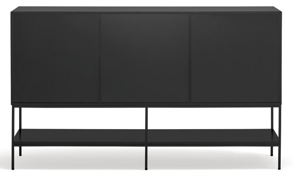 Černá komoda Teulat Platt 166 x 45 cm