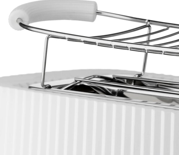 Toustovač PLISSÉ XXL 46 cm, více variant - Alessi Barva: bílá
