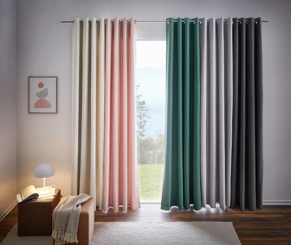 ZÁVĚS S OČKY, neprůsvitné, 140/250 cm Esprit - Závěsy, Online Only