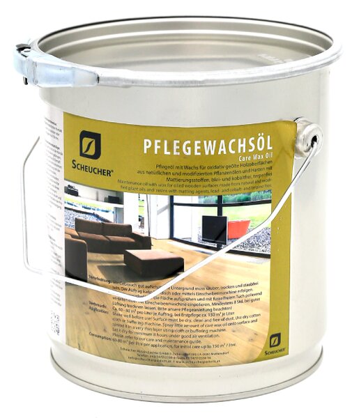 Scheucher voskový olej na dřevěné podlahy a parkety (2500 ml)