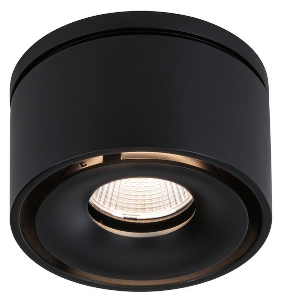 Paulmann 93370 Spircle, černá zápustná bodovka, 8W LED 3000K, prům. 7,8cm