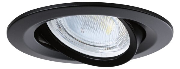 Paulmann 92457 LED Nova Coin, set zápustných bodovek, černá, 3x2.8W 4000K, průměr 8,4 cm