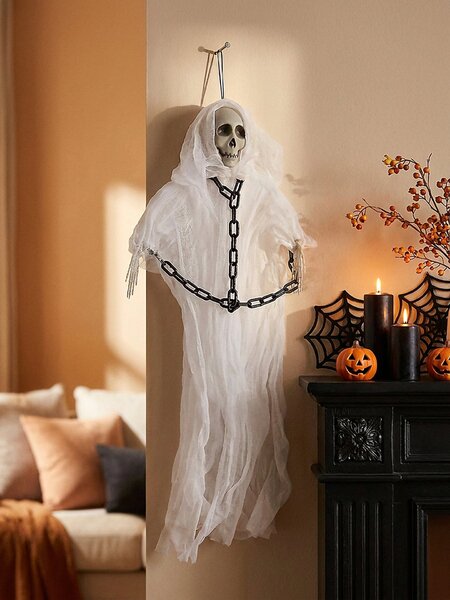Sinsay - Nástěnná dekorace s halloweenským motivem - bílá