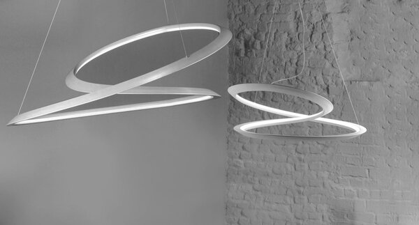 Nemo Kepler Minor Downlight, moderní svítidlo pro přímé osvětlení, 77W LED 2700K stmívatelné, zlatá, prům. 84cm