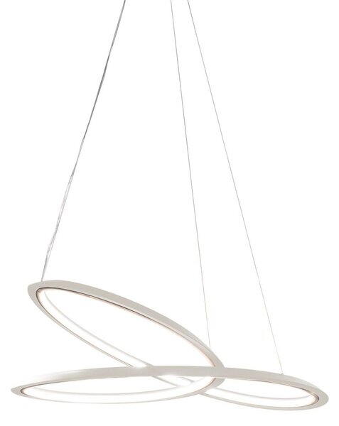 Nemo Kepler Minor Downlight, moderní svítidlo pro přímé osvětlení, 77W LED 3000K stmívatelné, bílá, prům. 84cm