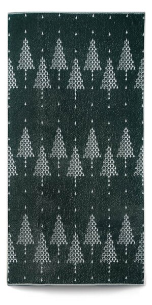 Ručník Veba ZARA Stromečkový les tmavá zelená Velikost: 75x150 cm