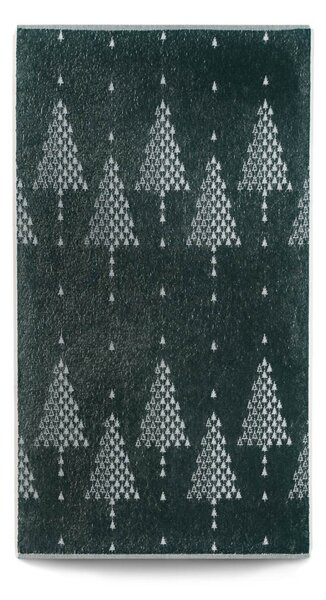 Ručník Veba ZARA Stromečkový les tmavá zelená Velikost: 75x150 cm