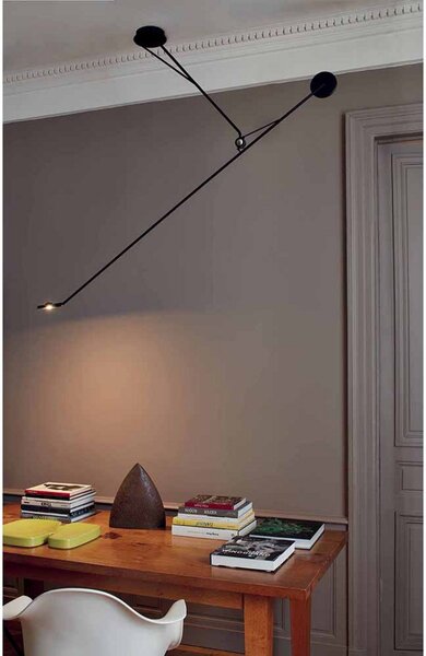 Stropní Lampa DCW, Černá, Obývací pokoj, Hliník