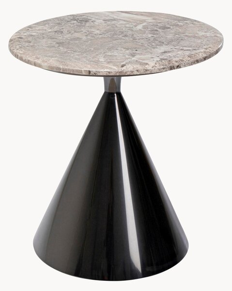 Kulatý odkládací stolek's mramorovou deskou Rita