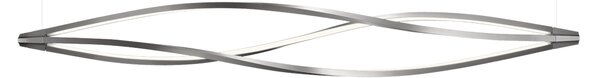 Nemo In The Wind horizontal, závěsné svítidlo s titanovou povrchovou úpravou, LED 58W 2700K, délka 183cm
