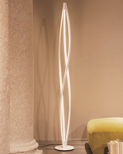 Nemo In The Wind Floor, bílá stojací lampa se stmívačem, LED 58W 2700K, výška 183cm