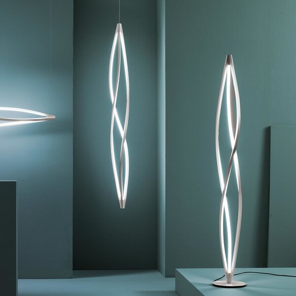 Nemo In The Wind Floor, titanová stojací lampa se stmívačem, LED 58W 3000K, výška 183cm