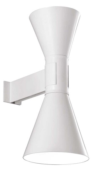 Nemo Lampe de Marseille, bílé nástěnné svítidlo, 2x52W E27, výška 40cm