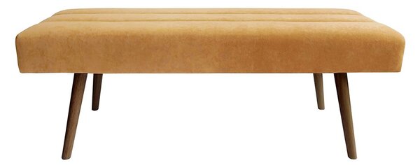 LEITMOTIV Okrová lavice Explicit Suede 130 × 41 × 43 cm