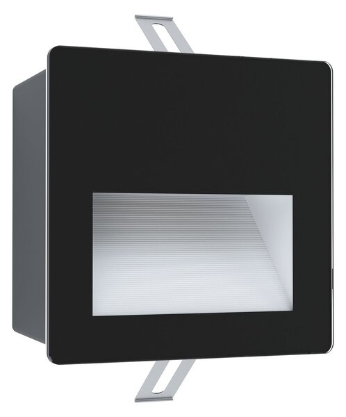 EGLO Venkovní LED zápustné osvětlení ARACENA, 3,7W, denní bílá, hranaté, černé, IP65 99574