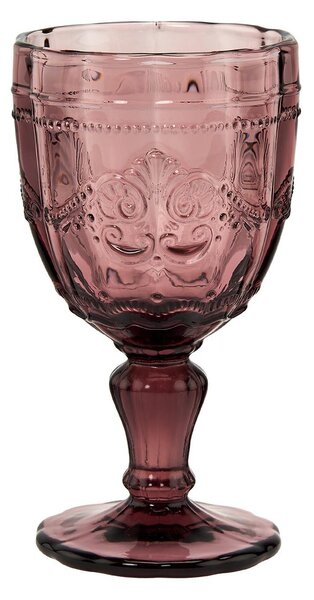 VICTORIAN Sklenice na stopce - lila
