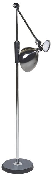 LED stojací lampa ANDROMEDA se stmívačem Kov Stříbrná