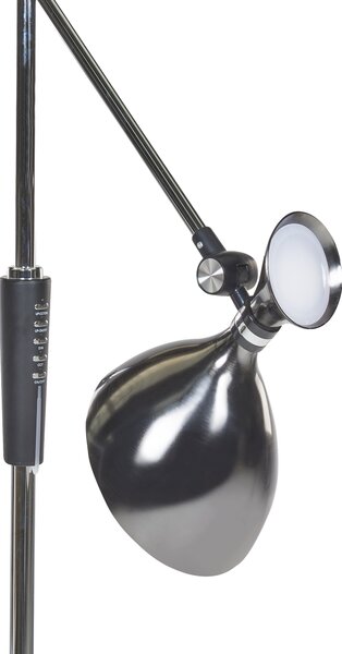 LED stojací lampa ANDROMEDA se stmívačem Kov Stříbrná