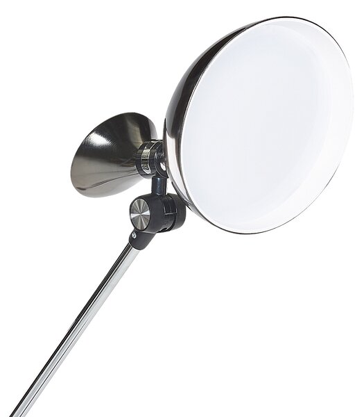 LED stojací lampa ANDROMEDA se stmívačem Kov Stříbrná