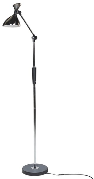 LED stojací lampa ANDROMEDA se stmívačem Kov Stříbrná