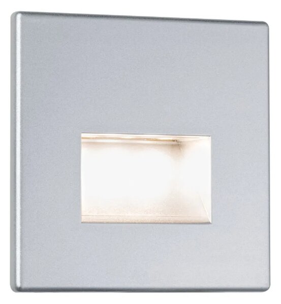 Paulmann LED zápustné svítidlo EDGE Quadro, 8x8cm, 1,2W, 230V, 2700K Barva: Matná černá