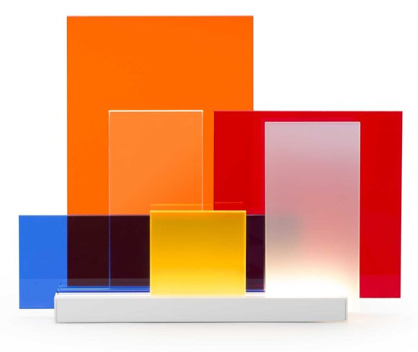 Nemo On Lines, bílá moderní stolní lampa s barevnými skly, 15W LED 2700K, šířka 30,5cm