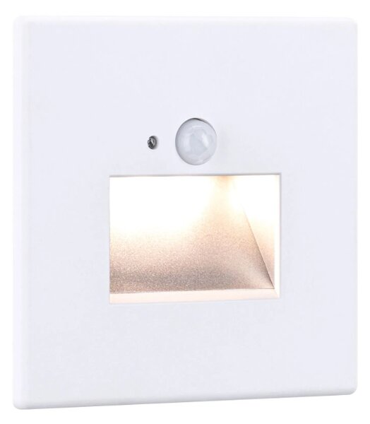 Paulmann LED zápustné svítidlo EDGE Quadro, 8x8cm, 1,2W, 230V, 2700K s čidlem Barva: Černá
