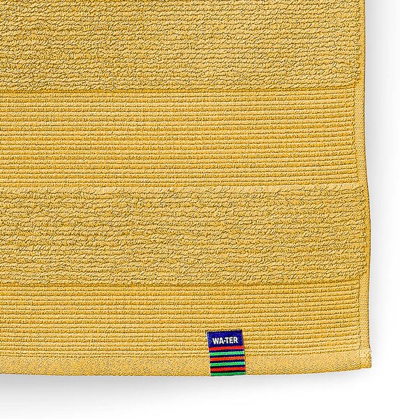Ručník Veba WATER 530 3D pruhy zlatožlutá Velikost: 65x130 cm