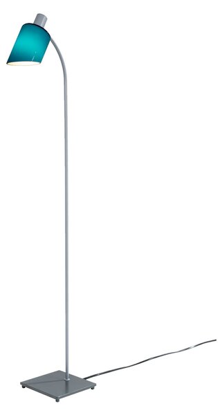 Nemo Lampe De Bureau, lampa pro čtení s modrým stínítkem, 1x20W E14, výška 120cm