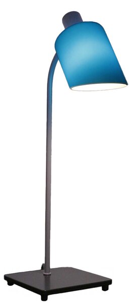 Nemo Lampe De Bureau, stolní lampa s modrým stínítkem, 1x20W E14, výška 51cm