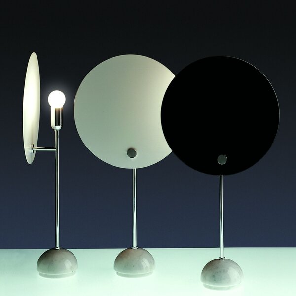 Nemo Kuta table, černá nebo bílá stolní lampa, 1x100W E27, výška 60cm